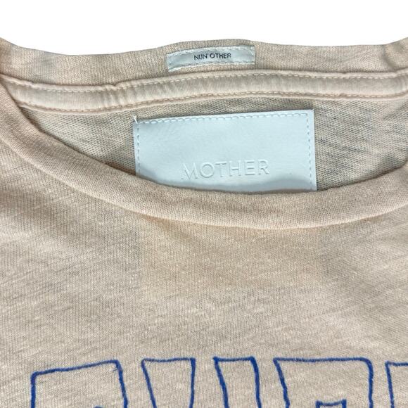 Mother Superstition Peach Linen Sinful Graphic Tee Shirt T-Shirt size S NEW Tags - Picture 9 of 9